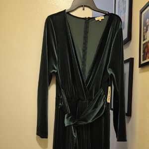 SRVxFTF Long Sleeve Velvet Jumpsuit